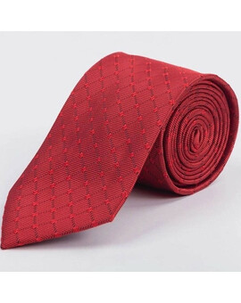 Аренда красного галстука в клетку для мужских костюмов, изображение 1