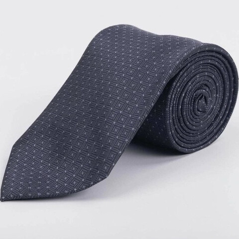 Прокат серого галстука с узором для мужского костюма