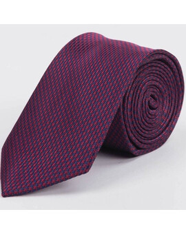 Прокат бордового галстука с мелким узором для мужских костюмов, изображение 1