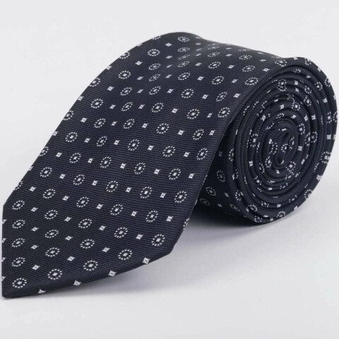 Прокат черного галстука с узором для мужских костюмов