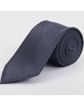 Прокат серого галстука в клетку для мужского костюма, изображение 1