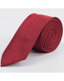 Прокат бордового галстука с узором текстуры для мужского костюма, изображение 1
