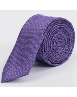 Аренда узкого галстука сиреневого цвета с текстурой для мужских костюмов, изображение 1