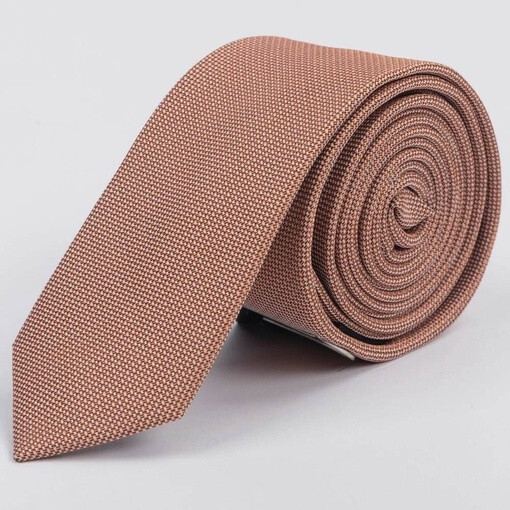 Прокат узкого галстука светло-коричневого цвета для мужского костюма