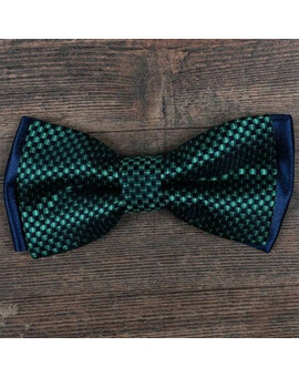 Прокат зеленой бабочки для мужского костюма, изображение 1