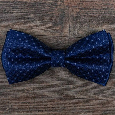 Прокат бабочки синего цвета в клетку для мужского костюма