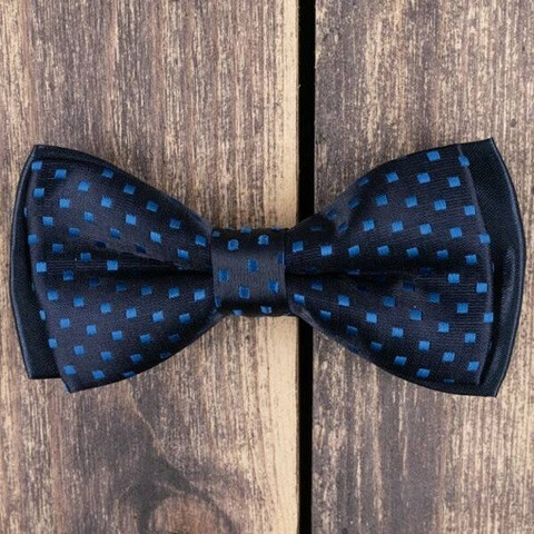 Бабочка напрокат с синими вставками для мужских костюмов