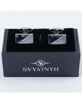 Аренда прямоугольных классических запонок для мужских костюмов, изображение 1