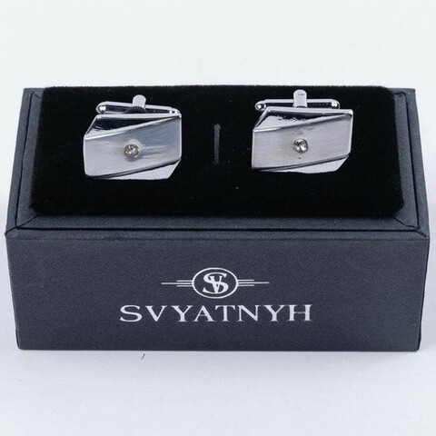 Арендовать классические запонки с украшением для мужского костюма