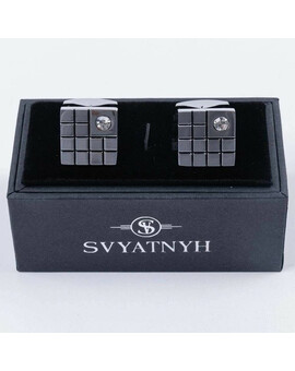 Запонки в аренду с украшением для мужского костюма, изображение 1