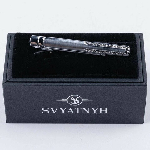 Аренда зажима с узорной гравировкой для мужских костюмов